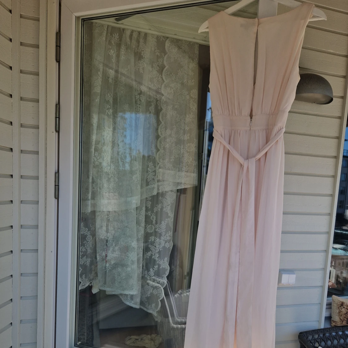 Puderrosa festklänning  - 90