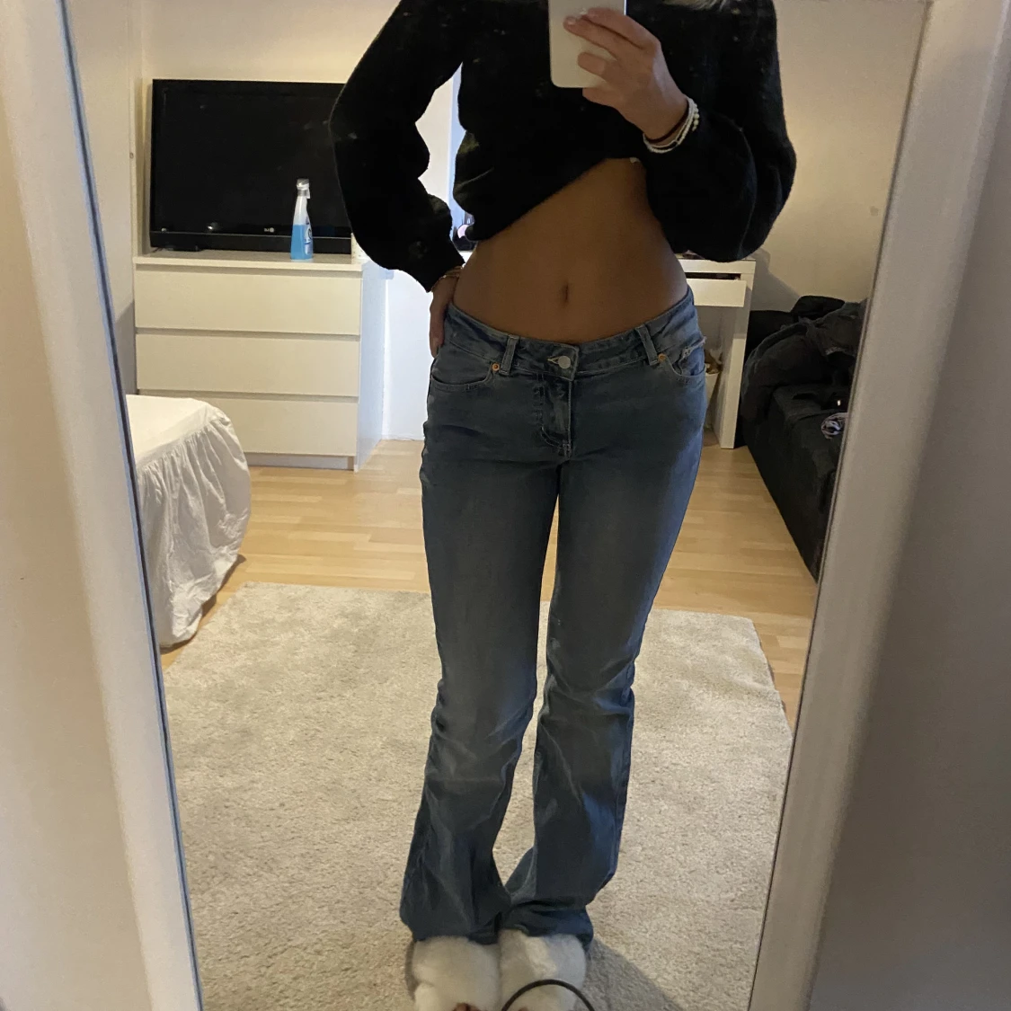 Bootcut Lågmidjade jeans  - 90
