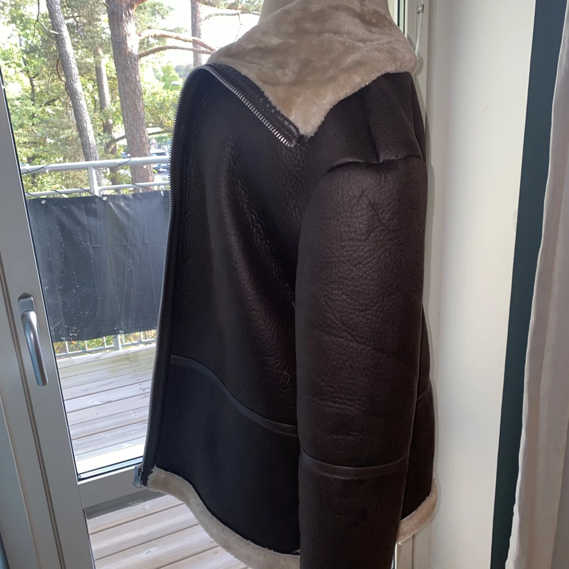 Faux läderjacka  - 90