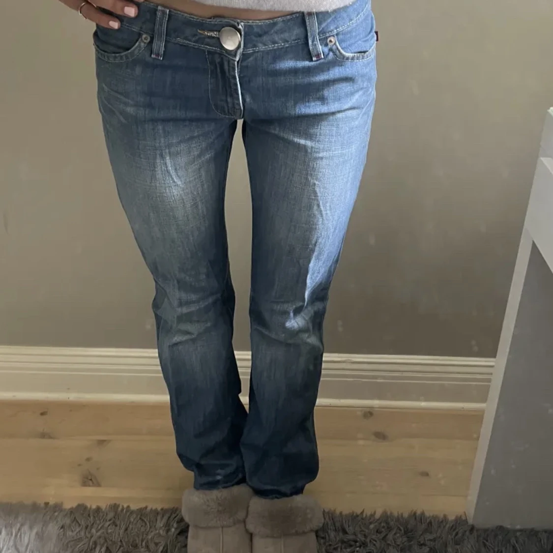 Lågmidjade jeans