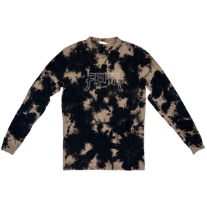 LONGSLEEVE - Longsleeve med tie dye och tryck framtill