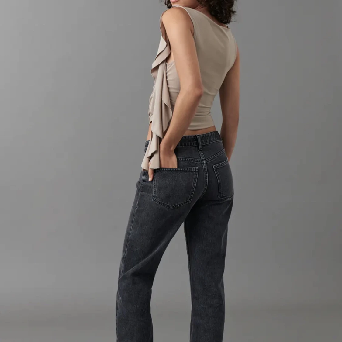 Low waist straight jeans - 90