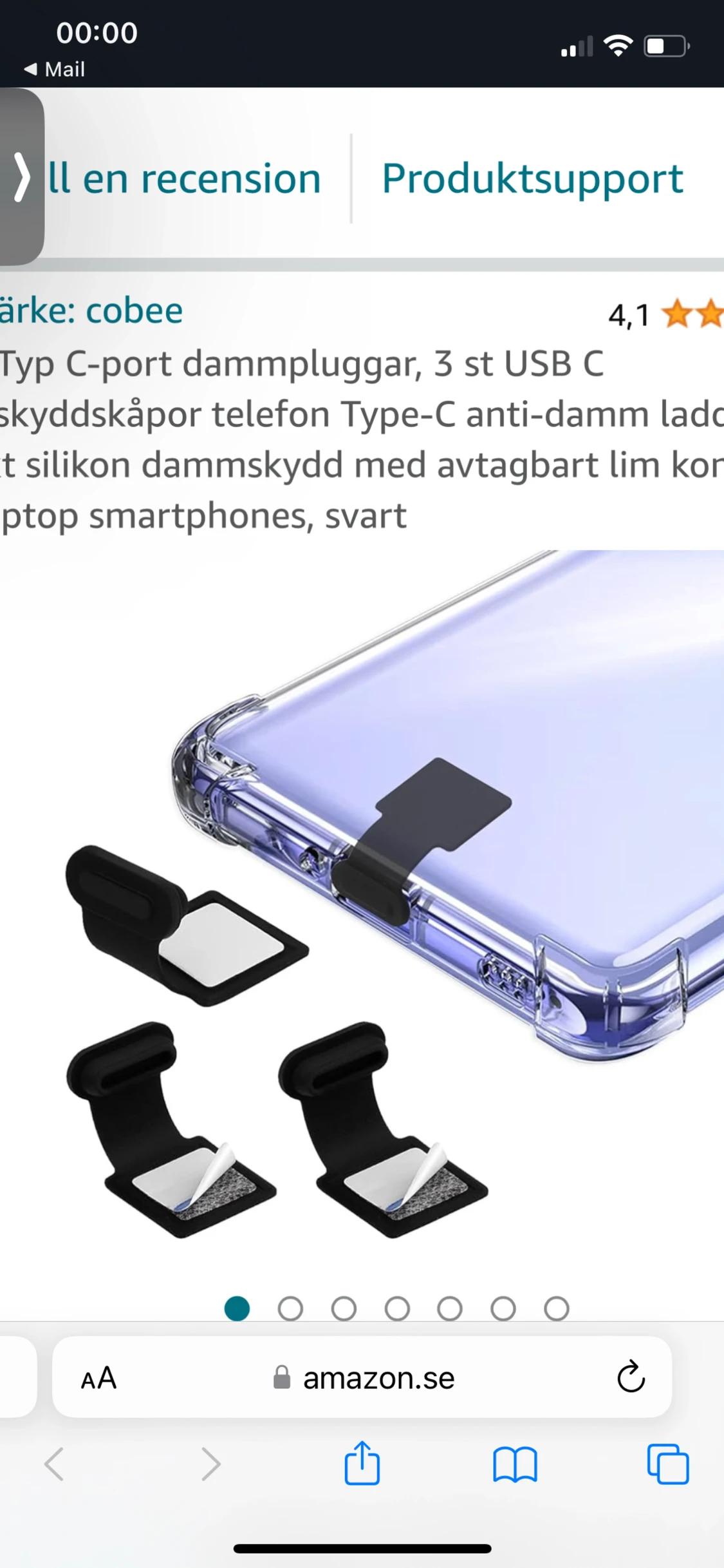 Dammskydd för iphone