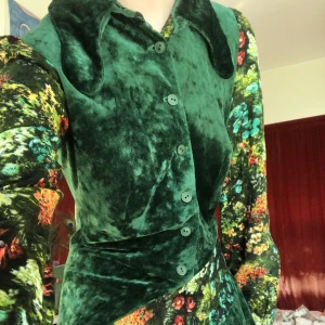 Vintage sammetsklänning - .