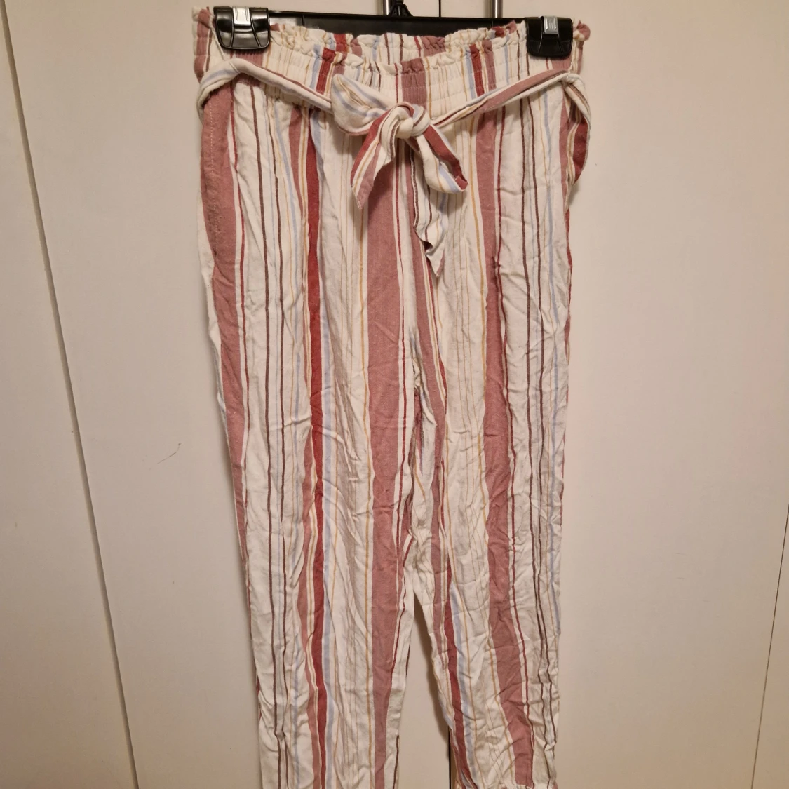 Waisted striped pants