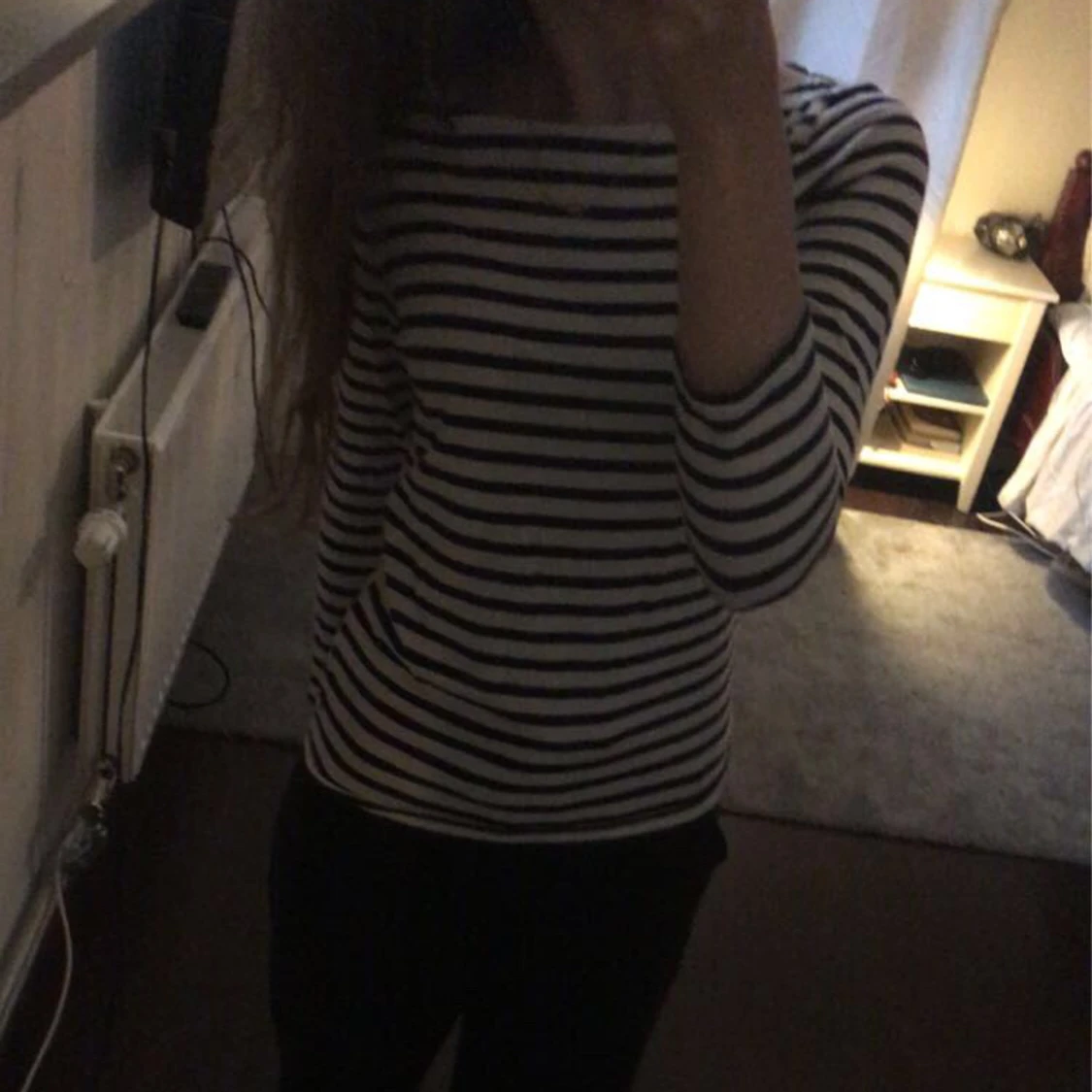 Randig långärmad tröja