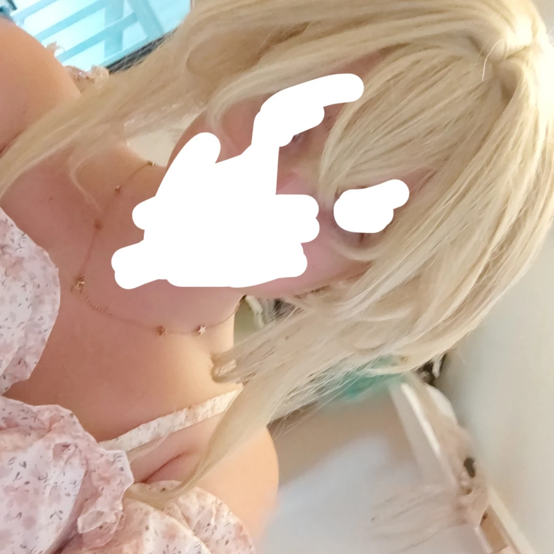 Lumine cosplay peruk