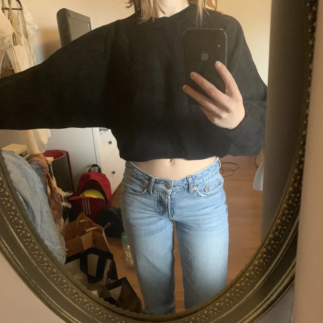 Croppad sweater