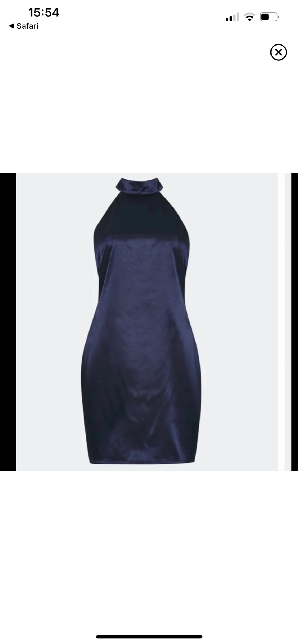 Satinklänning Bik Bok - 90