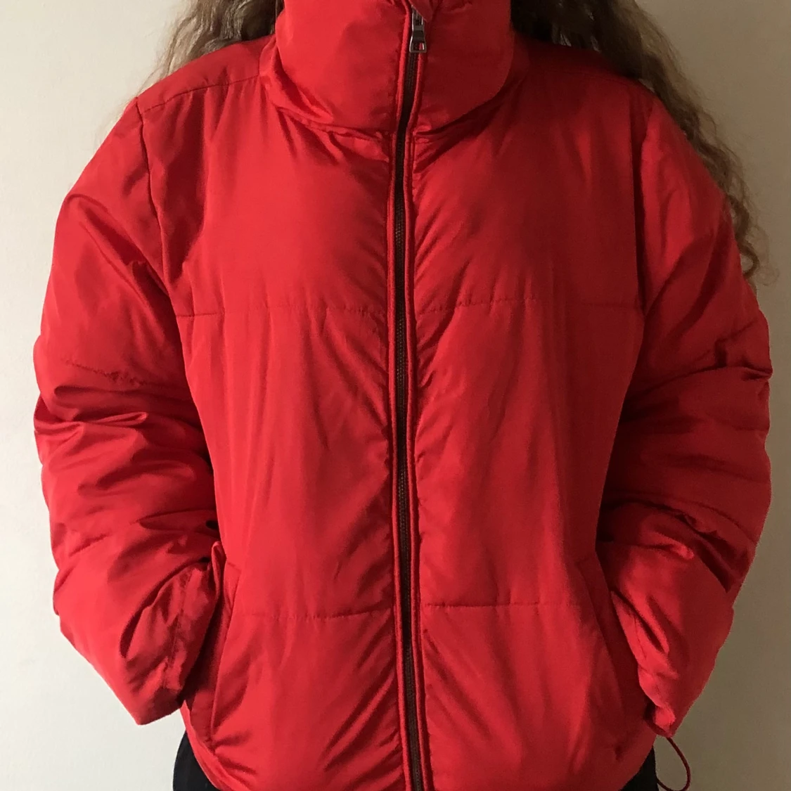 Red puffer coat - 91