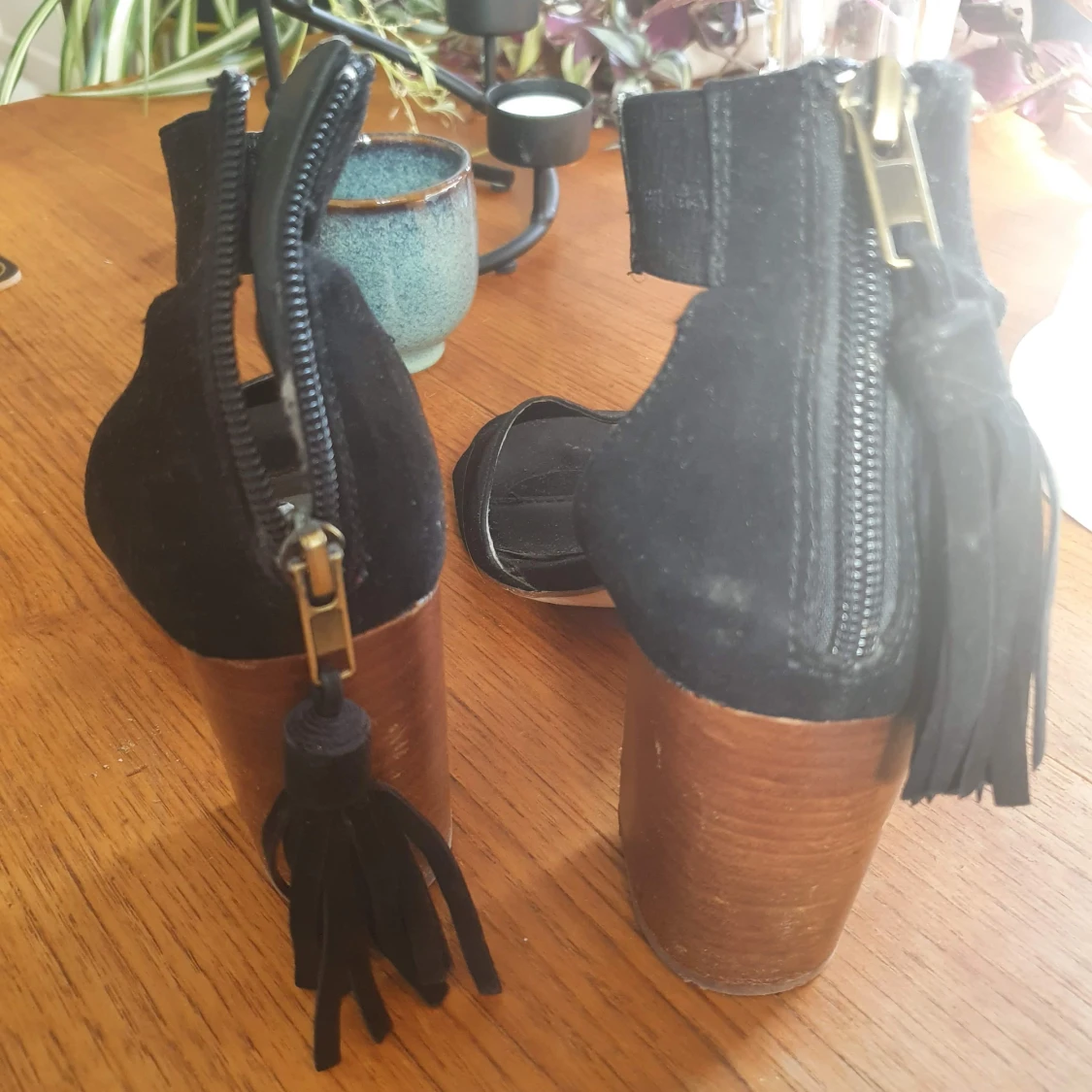 Svarta klackskor Steve Madden  - 90