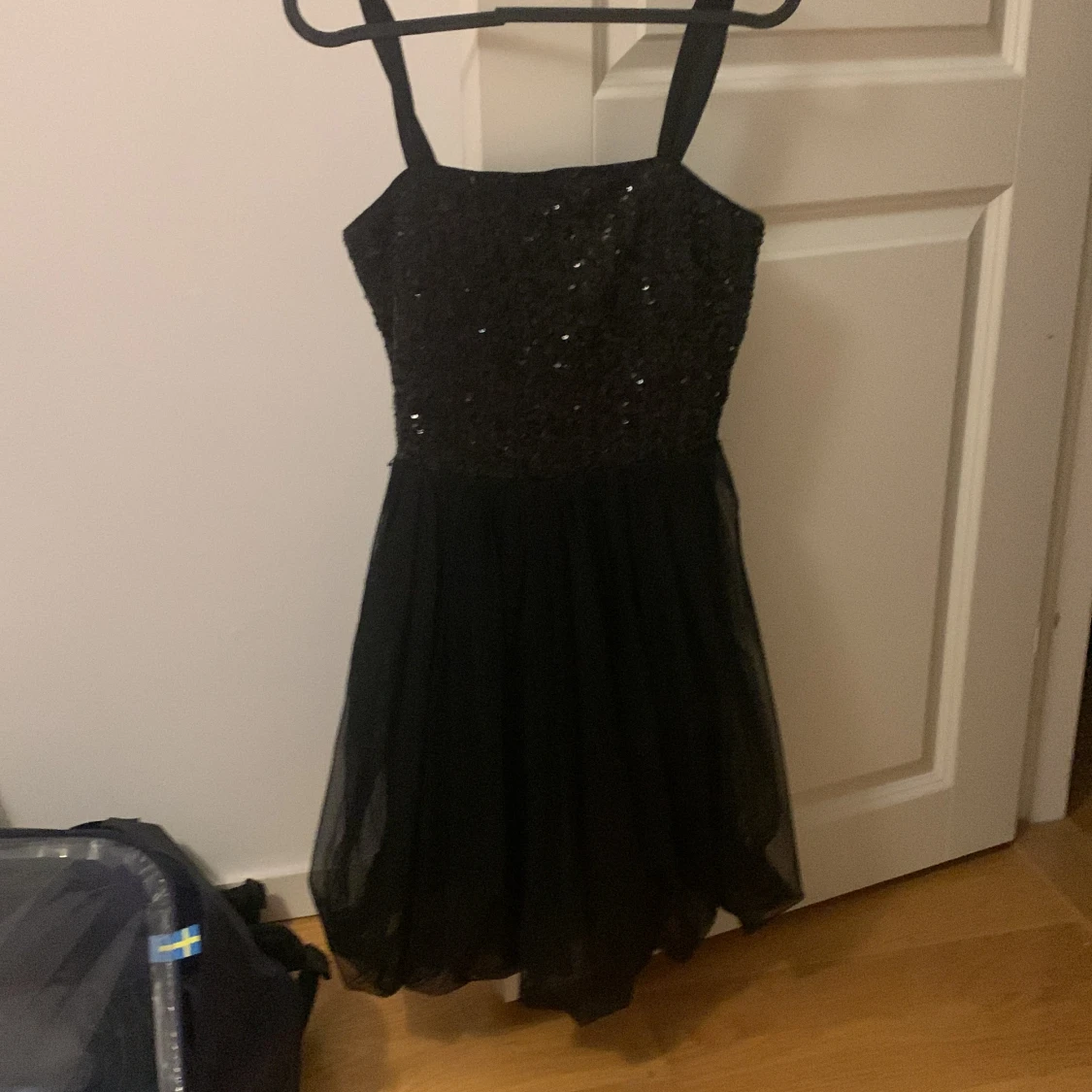 Svart barn klänning i st 158-164