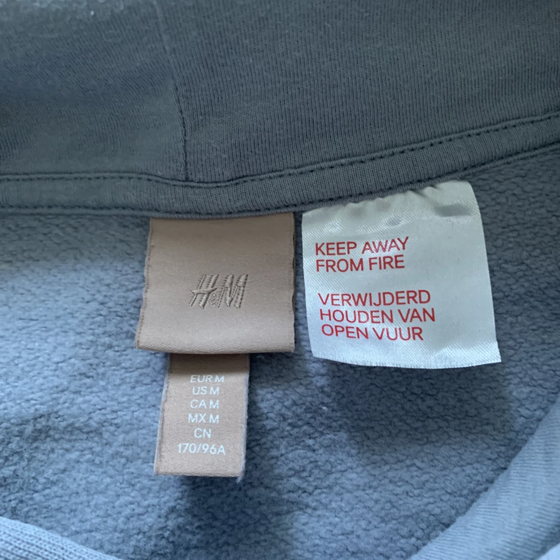 Blå overzoed Hoodie - 27