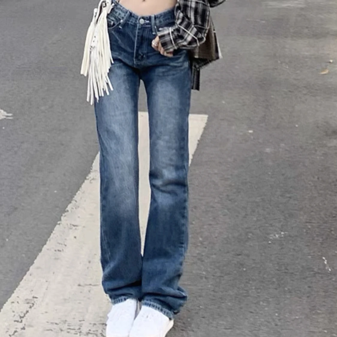 Lågmidjade jeans - 90