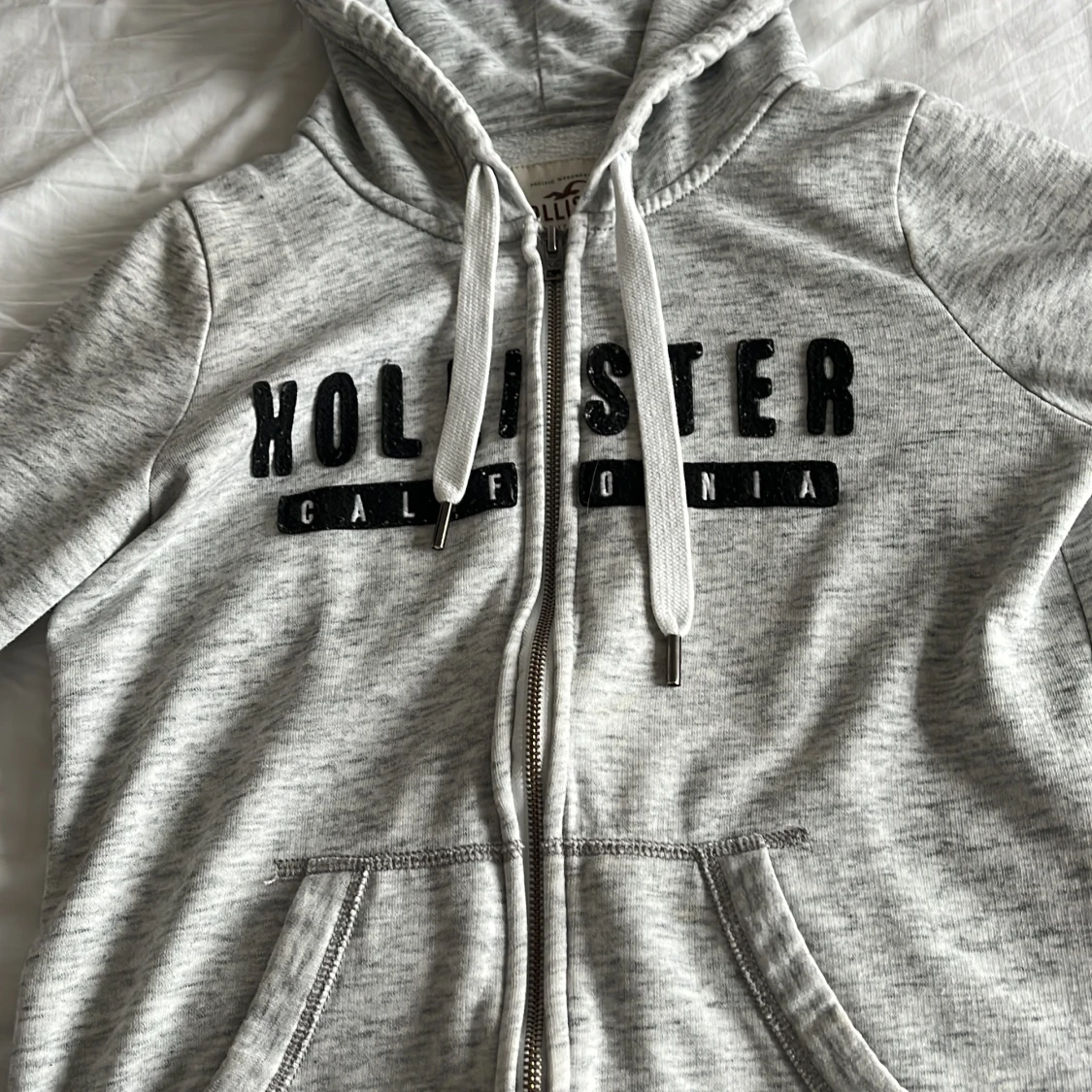 Hollistster zip up tröja