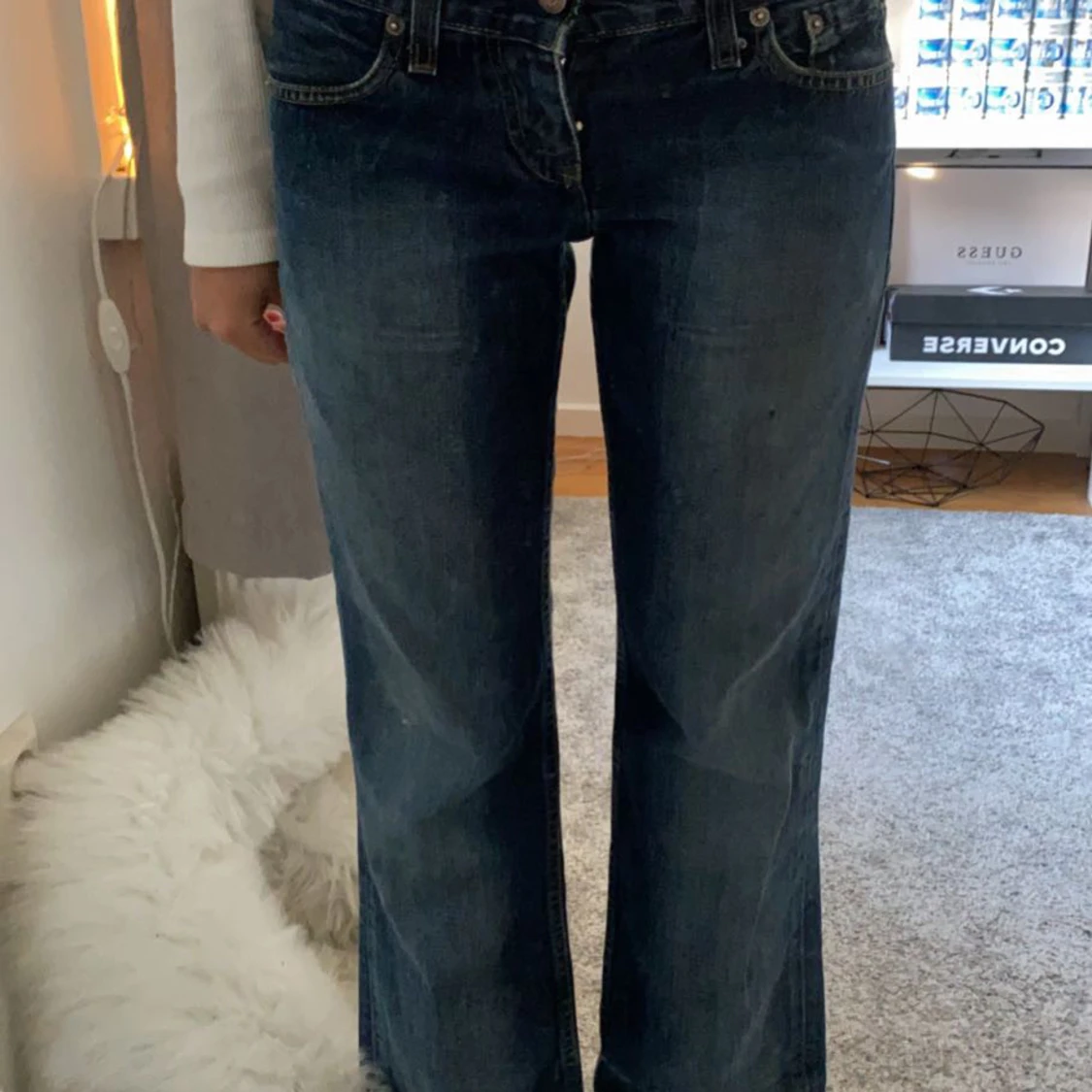 Lågmidjade jeans - 90