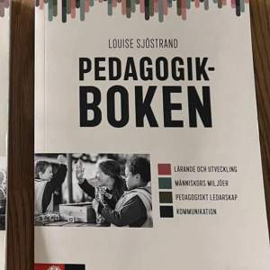 Pedagogik boken. Författare Louise Sjöstrand 