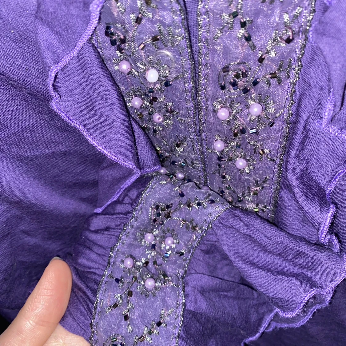 Blå/lila skjorta! - 90