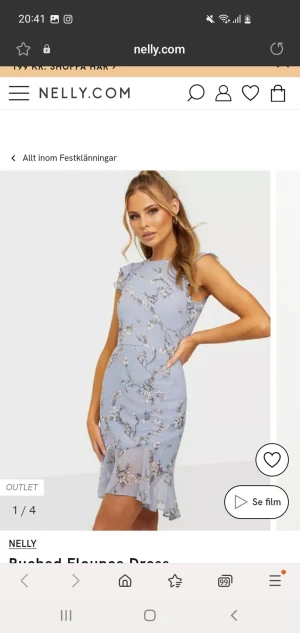 Festklänning  - Super fin klänning från nelly. Använde 1 gång. Nypris 599kr