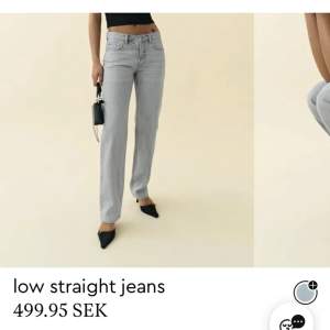 2 low Waist jeans från Gina, som kan stylas hur som. Säljer då de inte är min stil längre. Jag är 166 och de är rätt bra i längd. Nypris 499/st. Säljer nu båda för 359. Kan diskuteras❤️