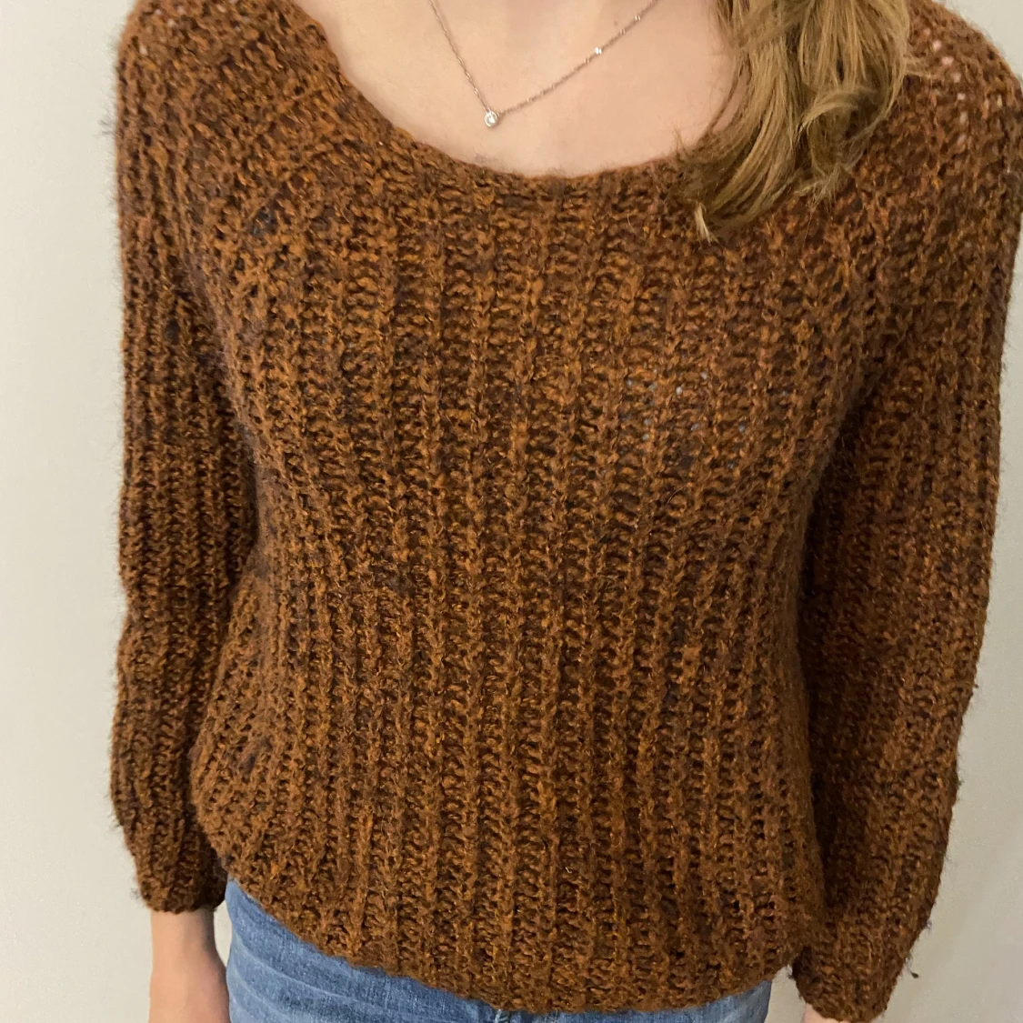 Stickad tröja