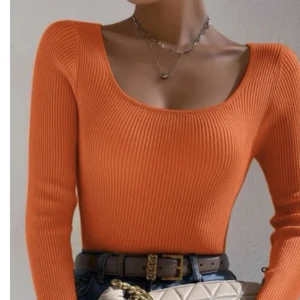 Tröja - orange tröja från shein