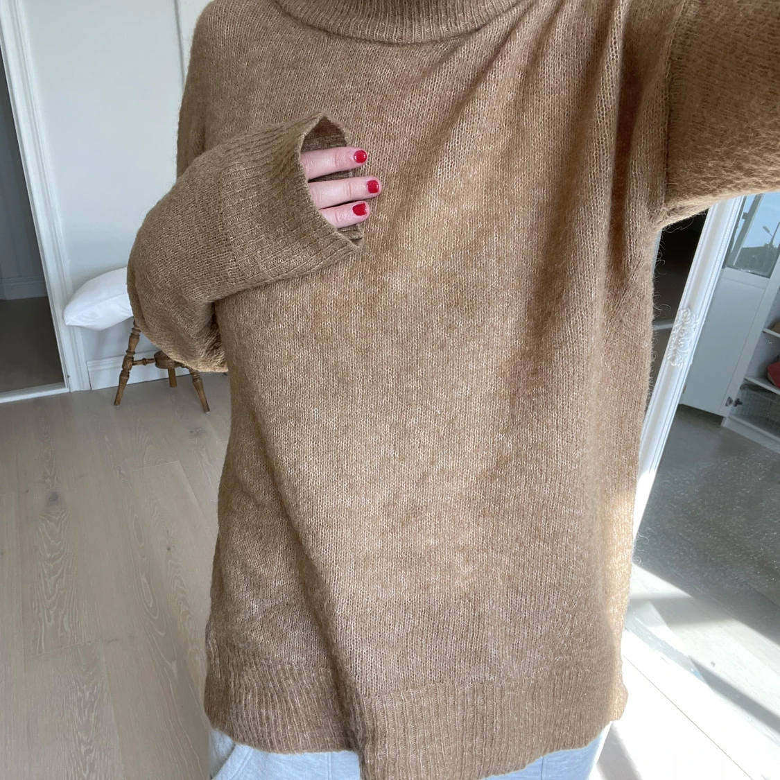 Tröja i mohairblandning