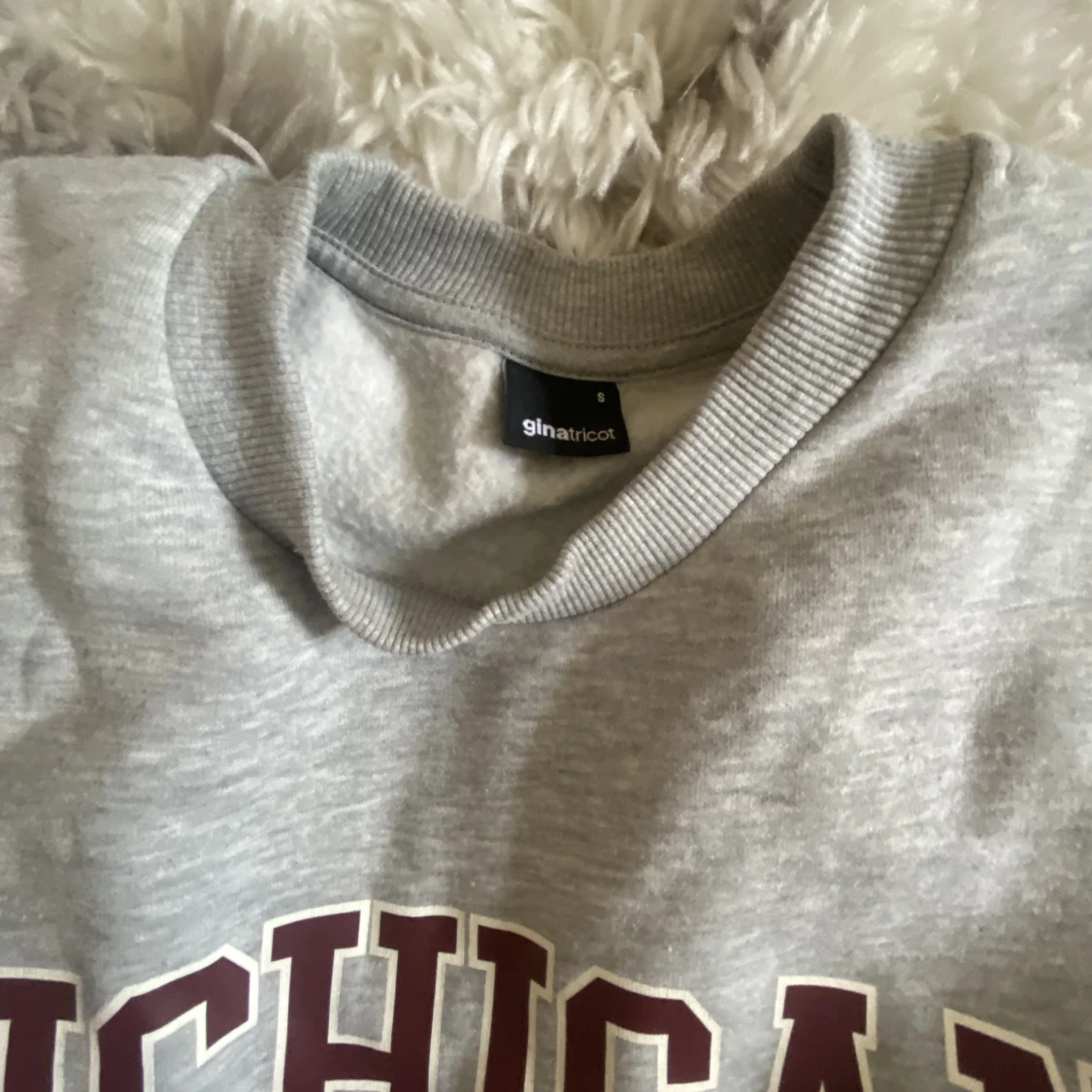 Gråa Sweatshirt med tryck  - 91