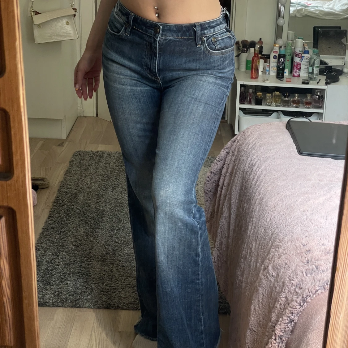 Lågmidjde jeans 
