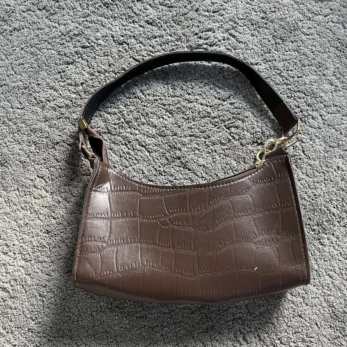 Brun vintage handväska