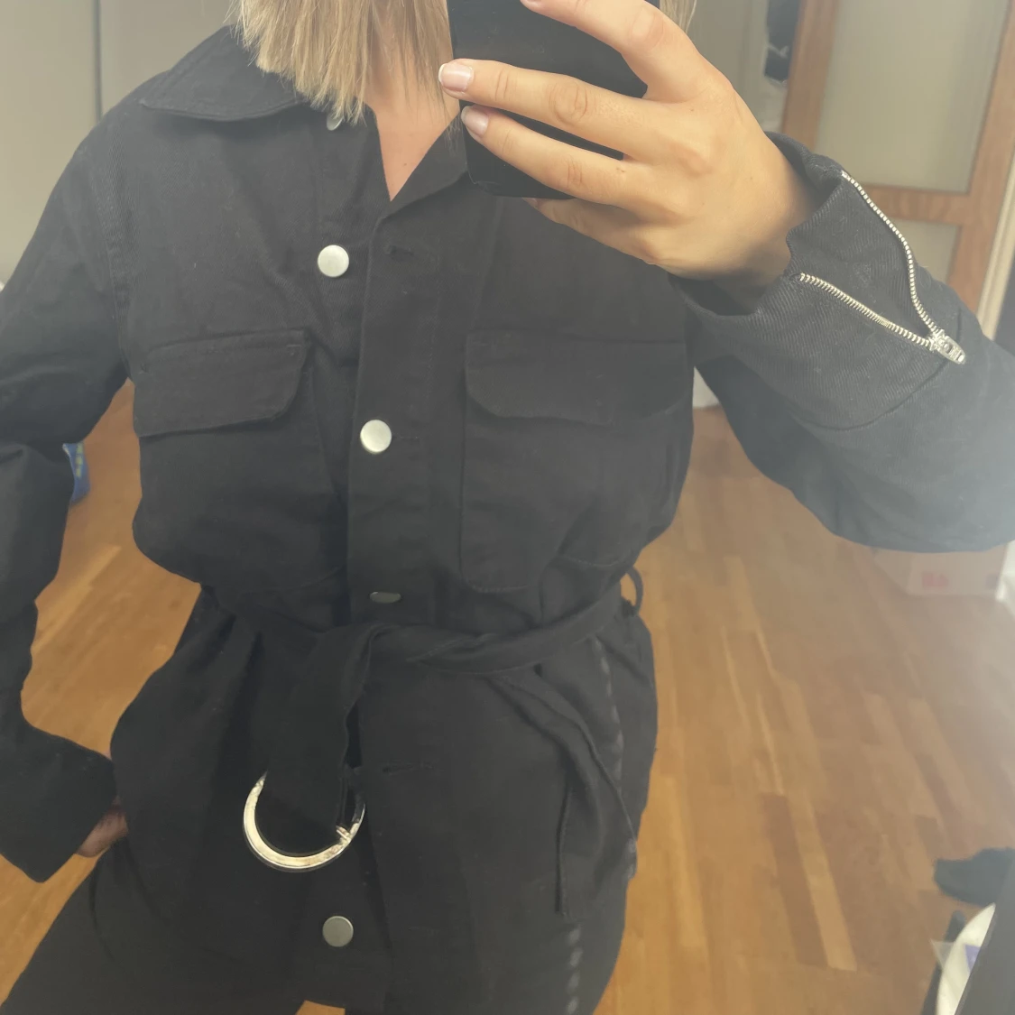 Svart jeansjacka - 91