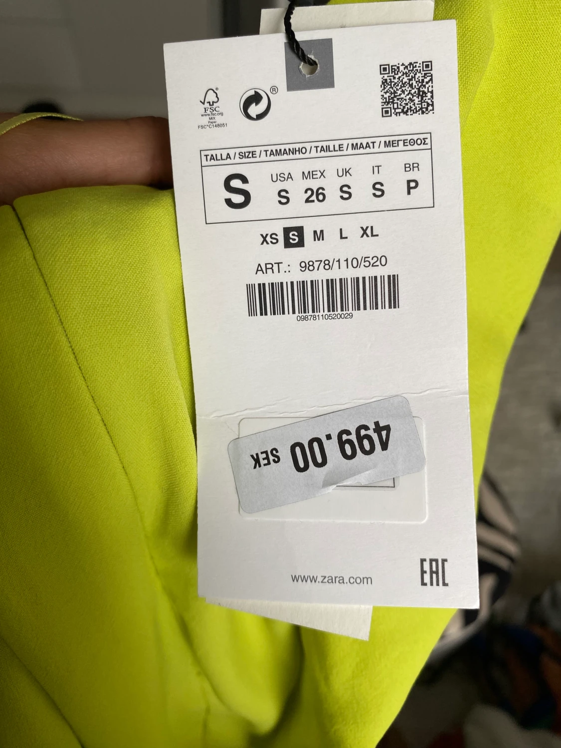 Slutsåld Zara klänning HELT NY - 91