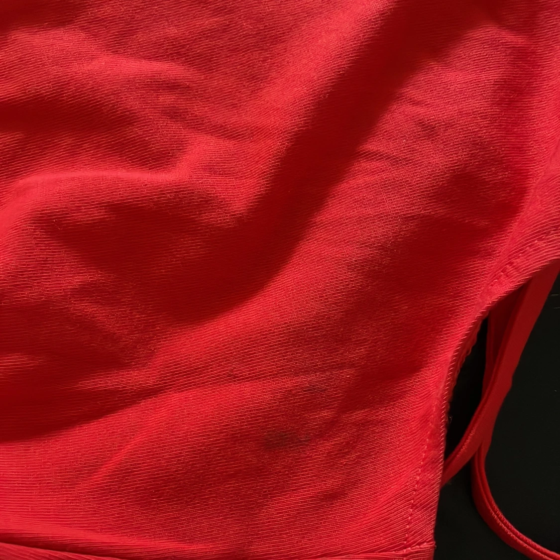 Röd klänning strl: xs  - 91