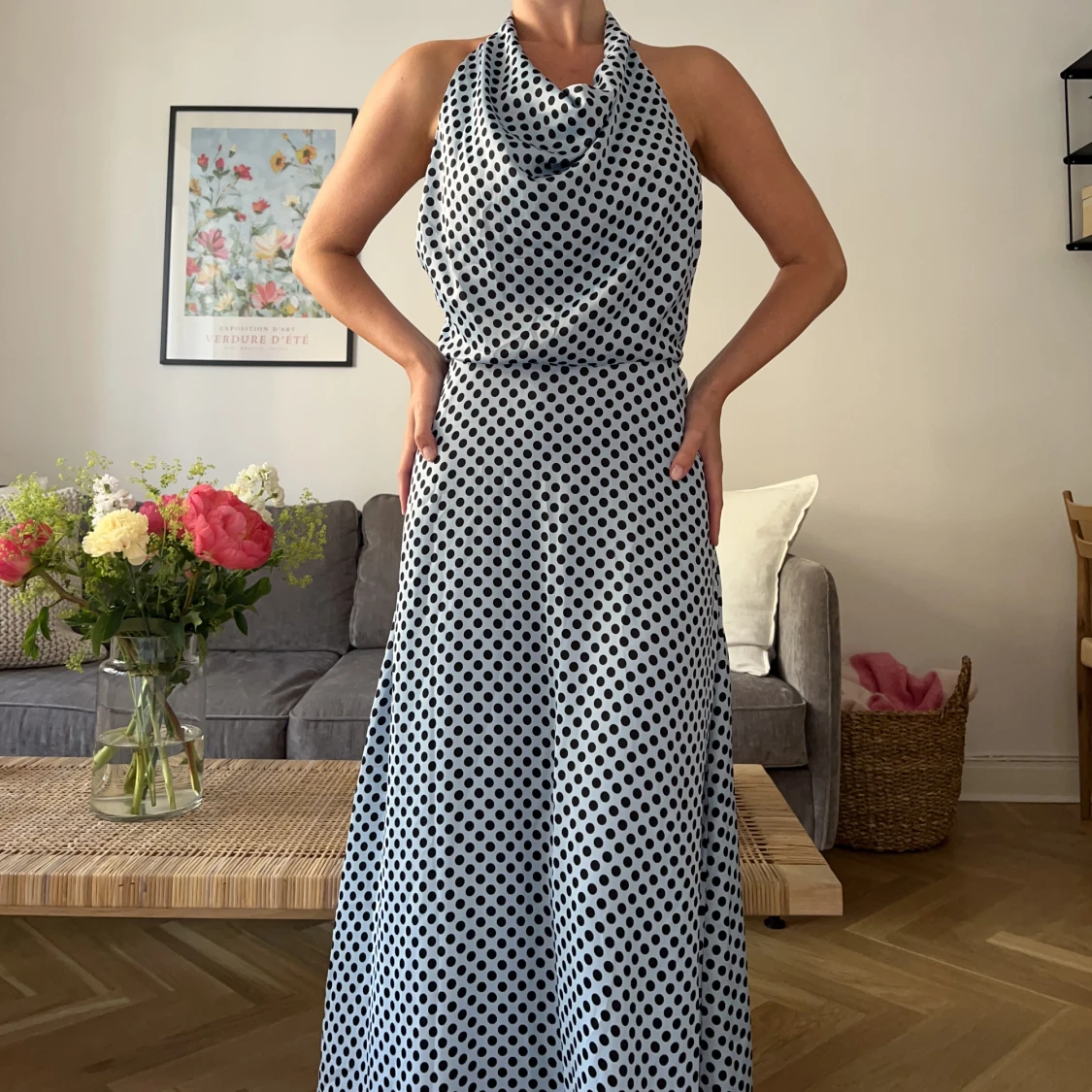 Halterneckklänning från Zara