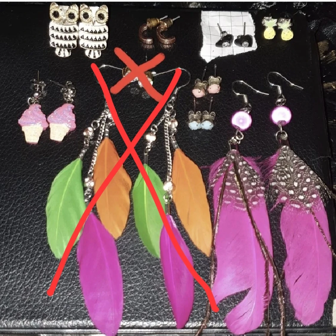 Blandade örhängen - 90