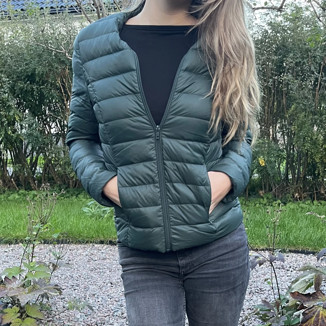 Grön höst/vår jacka  - 91