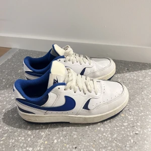 Nike - Gamma Force - Säljer dessa skor då dem tyvärr inte kommer till användning längre.  Nike storlek 37,5 men är som en 37. I gott skick men ändå använda köptes i våras. Skulle kunna tvättas upp. Möts i Norrköping- betalning sker via Swish.