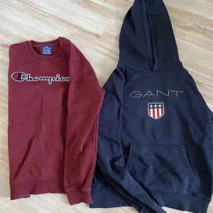 Gant hoodie  - Näst intill oanvänd Gant hoodie och Champions tröja. Båda tröjorna är i 10/10 skick. 150 för en eller 250 för båda 