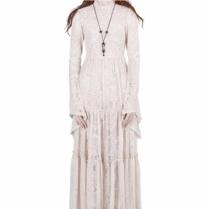 Killstar klänning - Vacker klänning från killstar som tyvärr har en skada vid kragen. Den är ihopsydd men i annars oanvänd. Detta är då en defekt produkt så säljs billigt. Har en hel varsin av denna uppe för salu också!