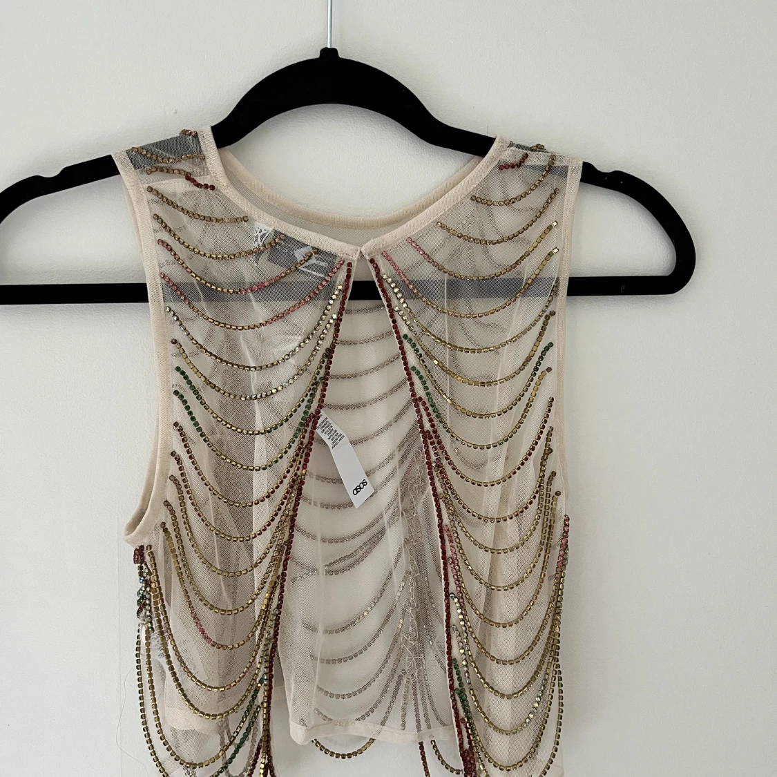 Topp med öppen rygg - 90