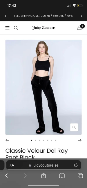 Juicy couture byxor - Säljer nu mina juicy byxor eftersom att dom är för små och inte används. Använda ett fåtal gånger, inga skador eller annars.  Skriv vid frågor eller om ni vill ha bilder på dom.