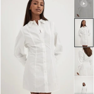 Helt oanvänd vit skjortklänning - Perfekt i sommar! Ordinarie pris 350 kr