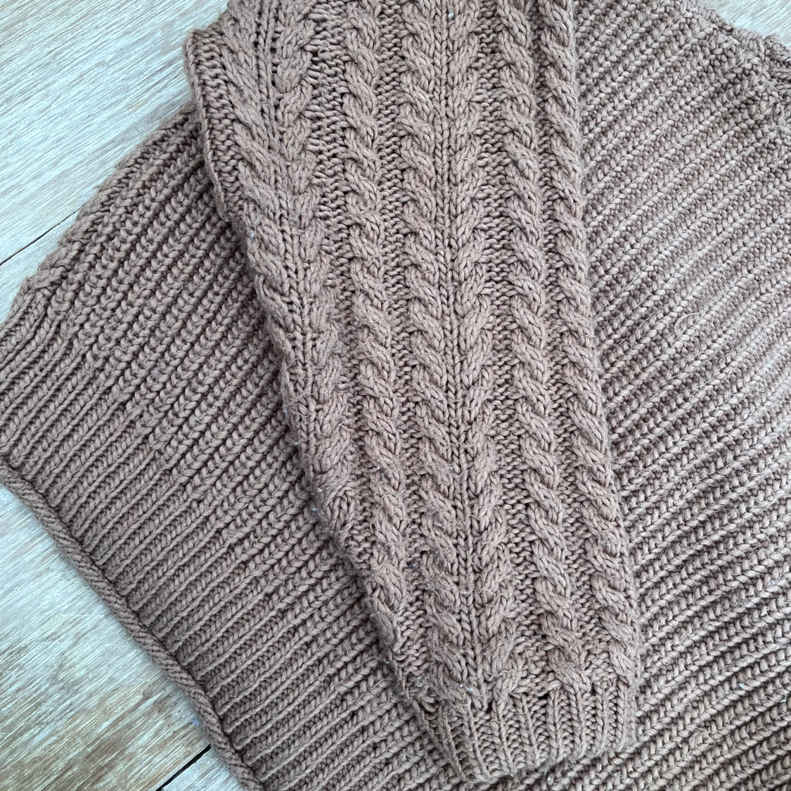 Stickad tjocktröja - 91