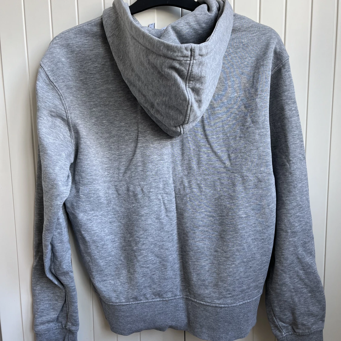 Grå zip hoodie - 90