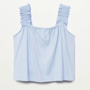 Blå topp - Blå topp från Mango. Endast använd fåtal gånger så den är i bra skick