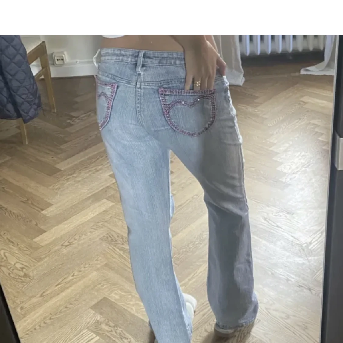 Lågmidjade jeans  - 90