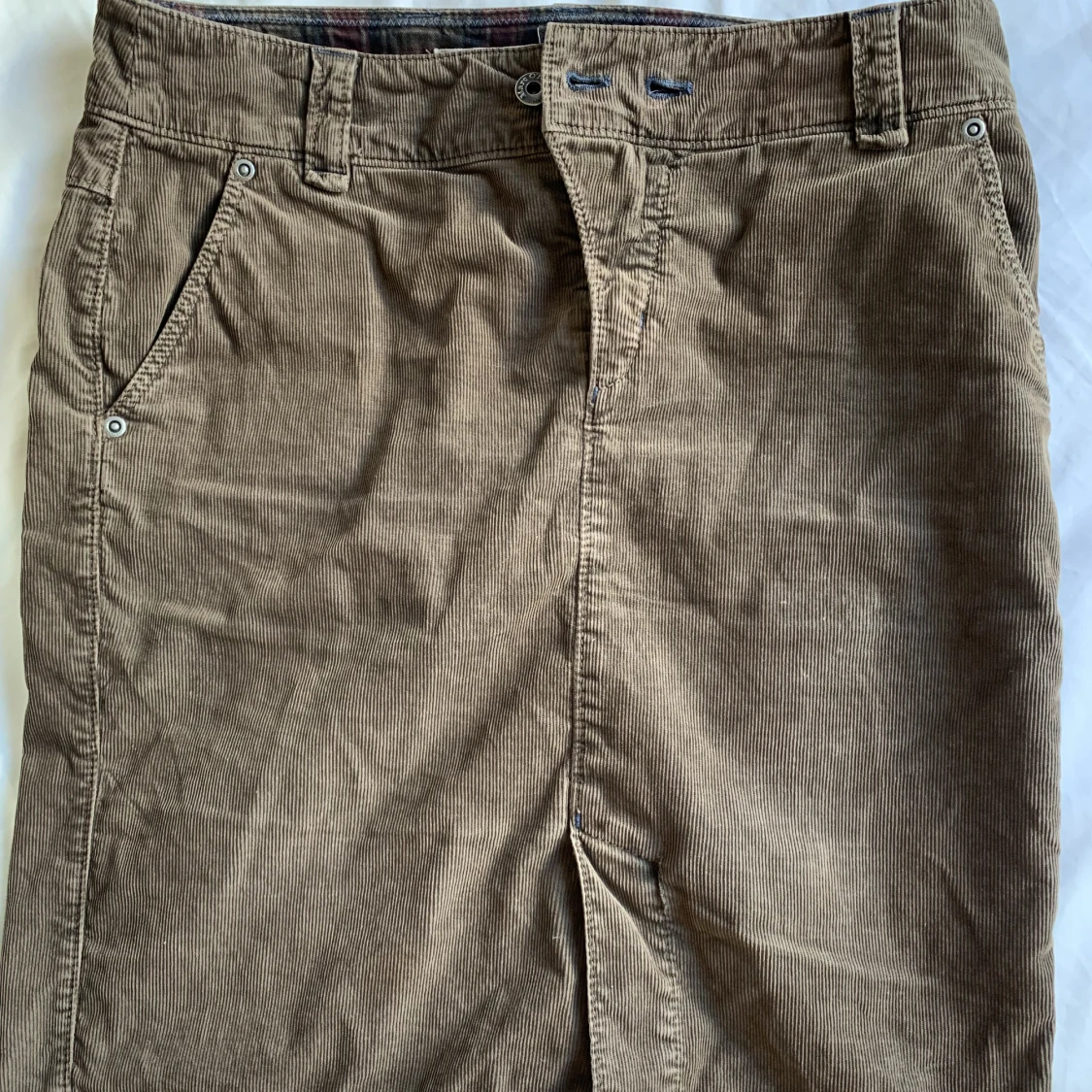 Brun machesterkjol - 91