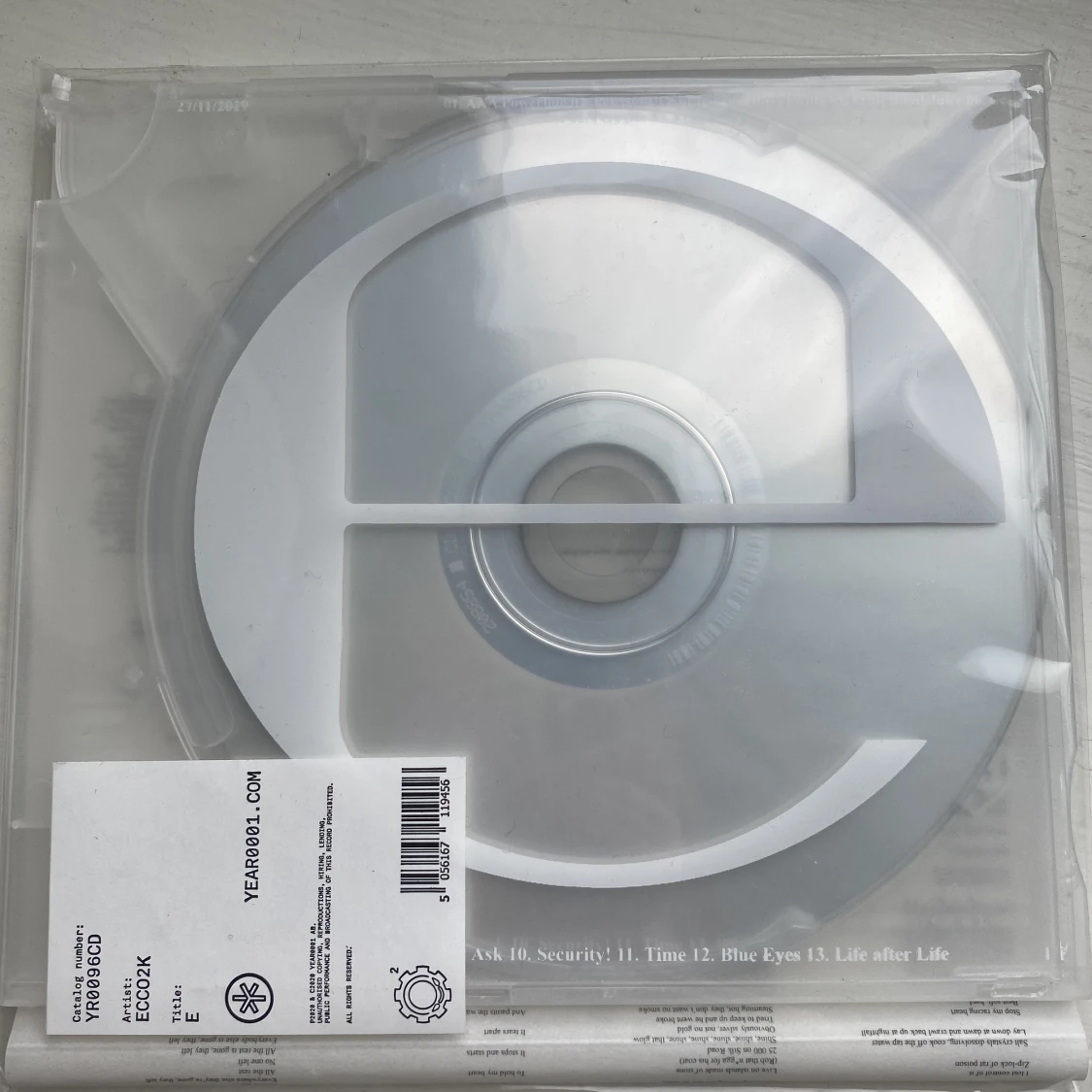 Ecco2k ”E” CD (2nd burn)