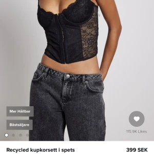 Korsett i spets - Korsett i spets från Na-kd i storlek xs. Helt oanvänd med lappen kvar, köparen står för frakten.