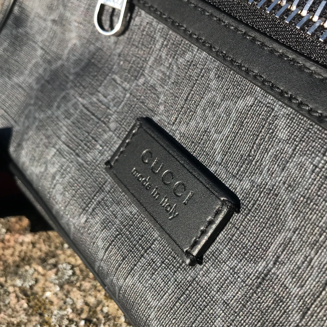 Äkta Gucci Supreme midjeväska - 90